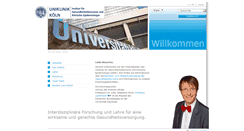 Desktop Screenshot of gesundheitsoekonomie.uk-koeln.de