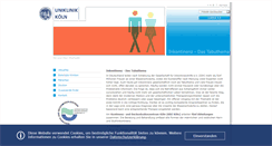 Desktop Screenshot of kontinenz-beckenbodenzentrum.uk-koeln.de
